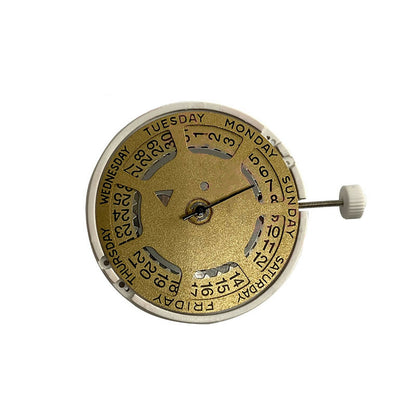 1Pc Gold Quartz Watch Movement w/ 927 Battery For Swiss ISA 1198 Replacement