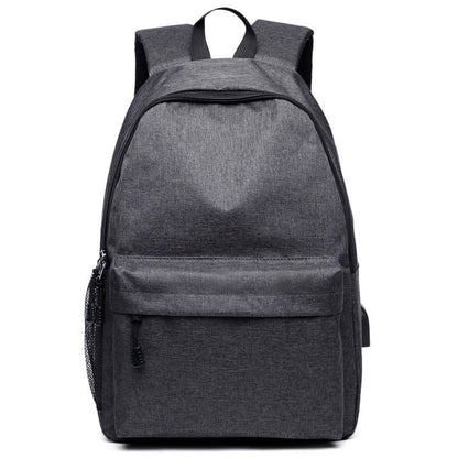 Colorful Space Print Backpack Rechargeable School Bag Traveling Polyester Canvas