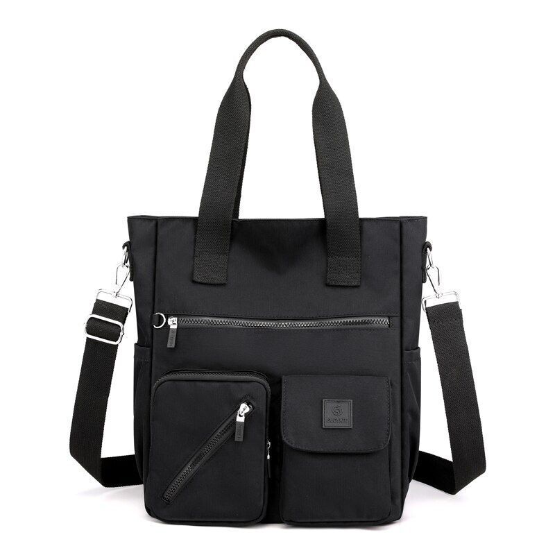 Waterproof Nylon Oxford Crossbody Bag Large Handbag Shoulder Purse 30*14*36 CM