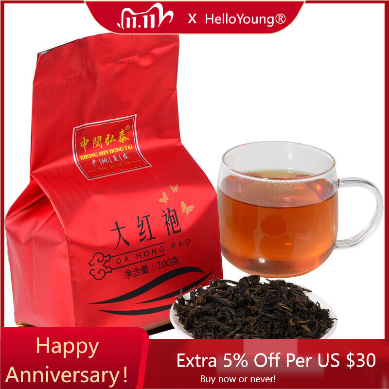 Wuyi Big Red Dress Oolong Tea Fujian Tan With High Baked Da Hong Pao Tea 100g-