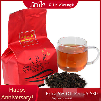 Wuyi Big Red Dress Oolong Tea Fujian Tan With High Baked Da Hong Pao Tea 100g-