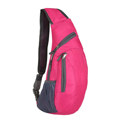Men Women Sports Travel Chest Bag Pack Satchel Shoulder Sling Crossbody Backpack