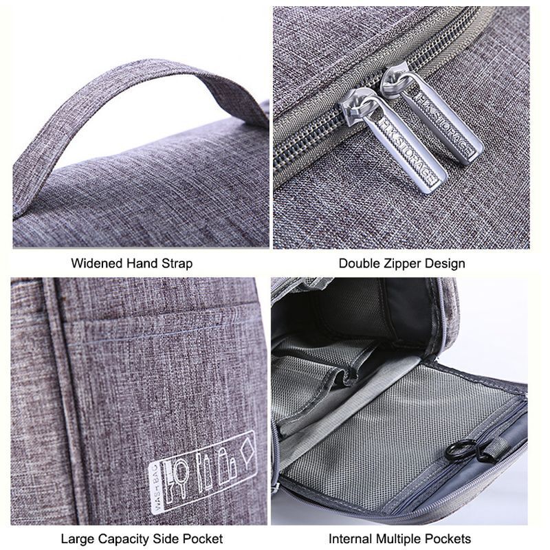 Waterproof Cosmetic Bag Travel Organizer Makeup Case Bathroom Toiletry Pouch 1PC