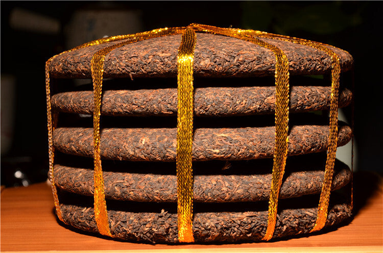 YunNan MengHai Gancang GongTing Puerh tea pu'erh Ripe tea ChenXiang Puerh tea
