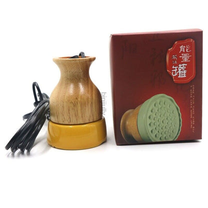 Electric Heating Moxibustion Massager Hot Compress Beauty Spa Guasha Moxa Steam