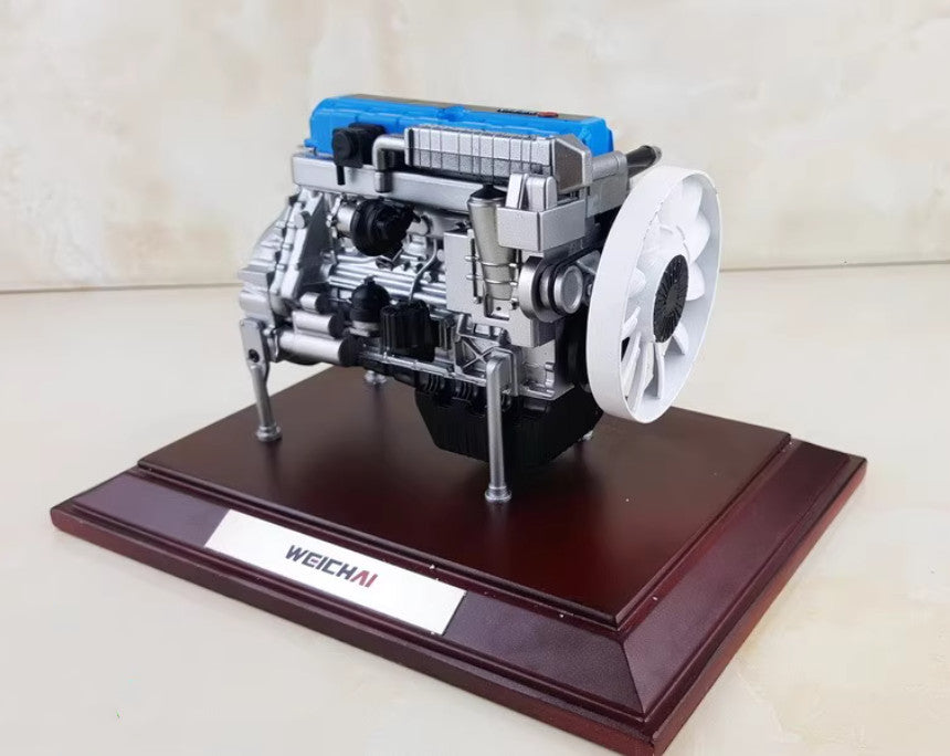 1:12 WEICHAI Diesel WP13H Engine Construction Machinery Equipment Diecast Model