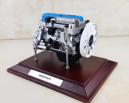 1:12 WEICHAI Diesel WP13H Engine Construction Machinery Equipment Diecast Model