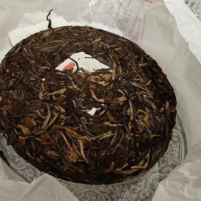 357g Yunnan Old Pu-erh Raw Tea Cake 2017 Bingdao Gushu Pu'er Tea Cake Puerh Tea