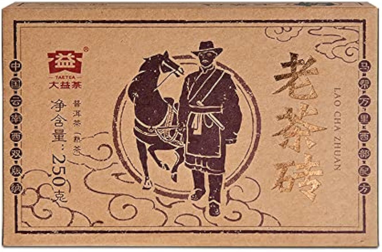 2018 Lao Cha Zhuang TAETEA Pu-erh Tea Old Brick Aged Fermented PU'ER Ripe 250g