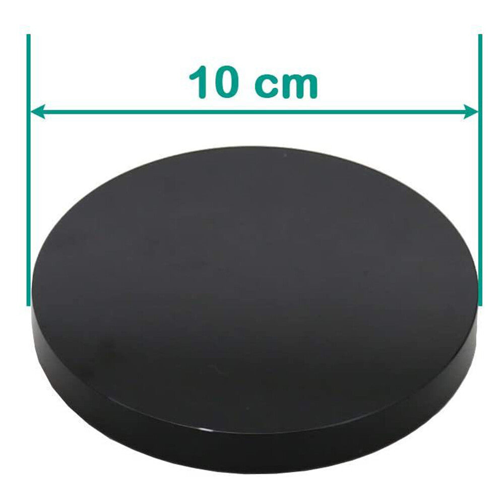 Handmade Obsidian Scrying Mirror Natural Stone Disc Ritual Healing Reiki Crystal