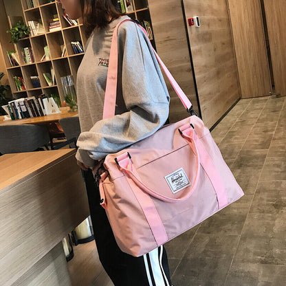 New Women's Ladies Canvas Bagpack Large Capacity Travel Handbags Gym Bag