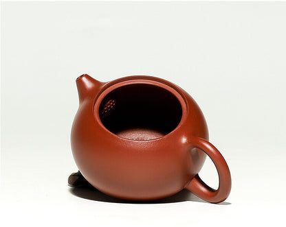 Authentic Yixing Zisha Teapot Handmade Xishi Pot Marked Ball Shaped Infuser Hole