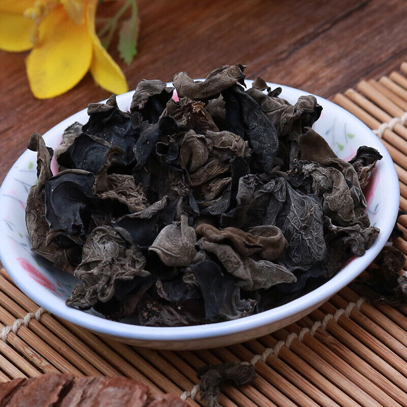 Black Fungus Dried Mushrooms Organic Auricularia Wood Ear 黑木耳 Mushrooms 100~500g