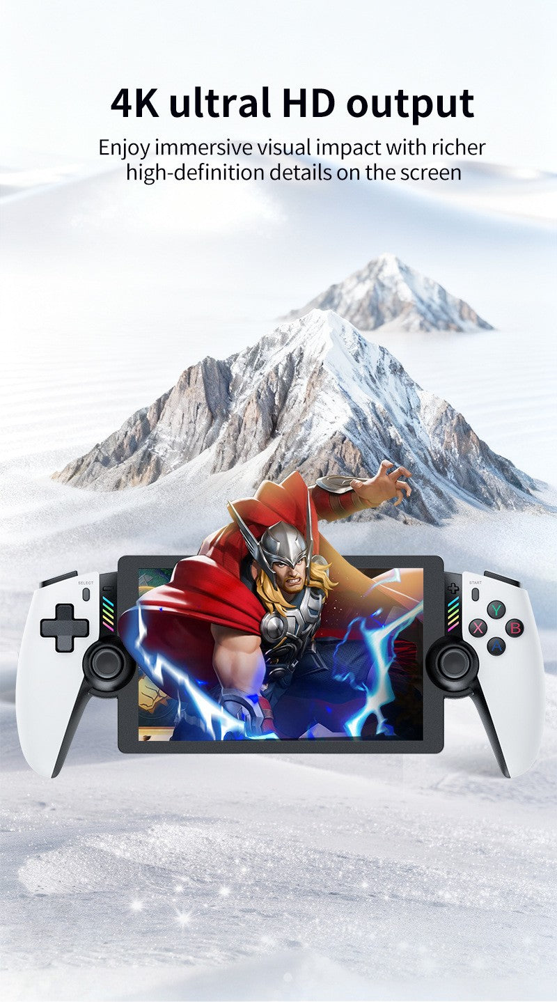 Classic Retro 3D Dual Joystick 7-Inch Gaming Console with Large PS2 Game Support