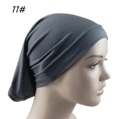 Muslim Head scarf Inner Hijab Caps Islamic Underscarf Ninja Scarf hat Unisex