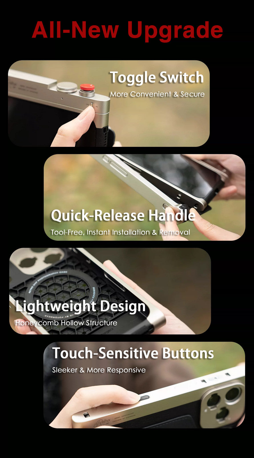 FotorGear Retro DMF Professional Photography Kit – For iPhone 16/17 Pro Series