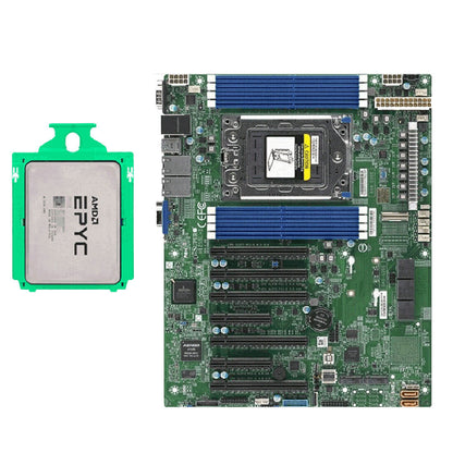 AMD EPYC 7302P CPU + Supermicro H12SSL-i Motherboard, 16 Cores 3GHz - 3.3GHz