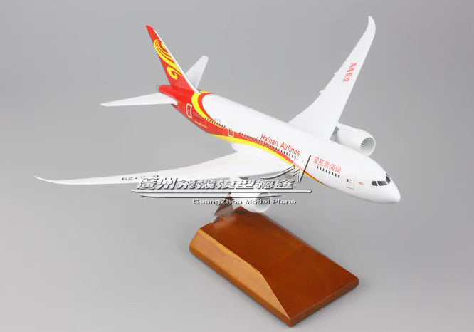 30CM Hainan Airlines BOEING 787 Passenger Plane Aircraft Diecast Airplane Model