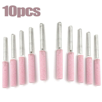 10Pcs Millstone Grinding Stones Sharpening Tool Kit For metal polishing