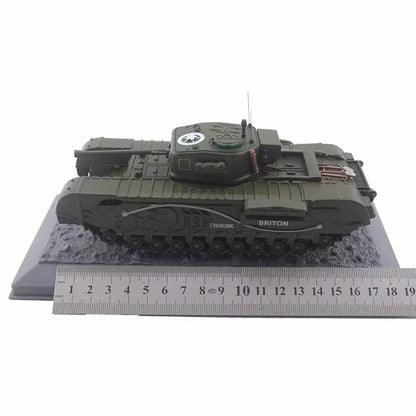 1/43 British Churchill Mk.VII Crocodile Spitfire Tank Alloy Model Finished