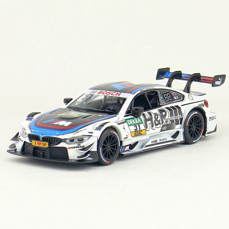 1/32 BMW M4 DTM Model Car Diecast Toy Vehicle Boys Toys Kids Gift Tom Blomqvist