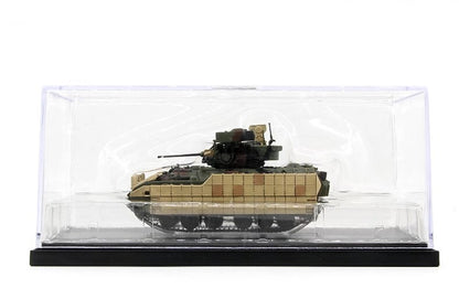 1Pcs 1:72 US M2A3 BUSKIII Bradley Infantry Fighting Vehicle Model Collection Box