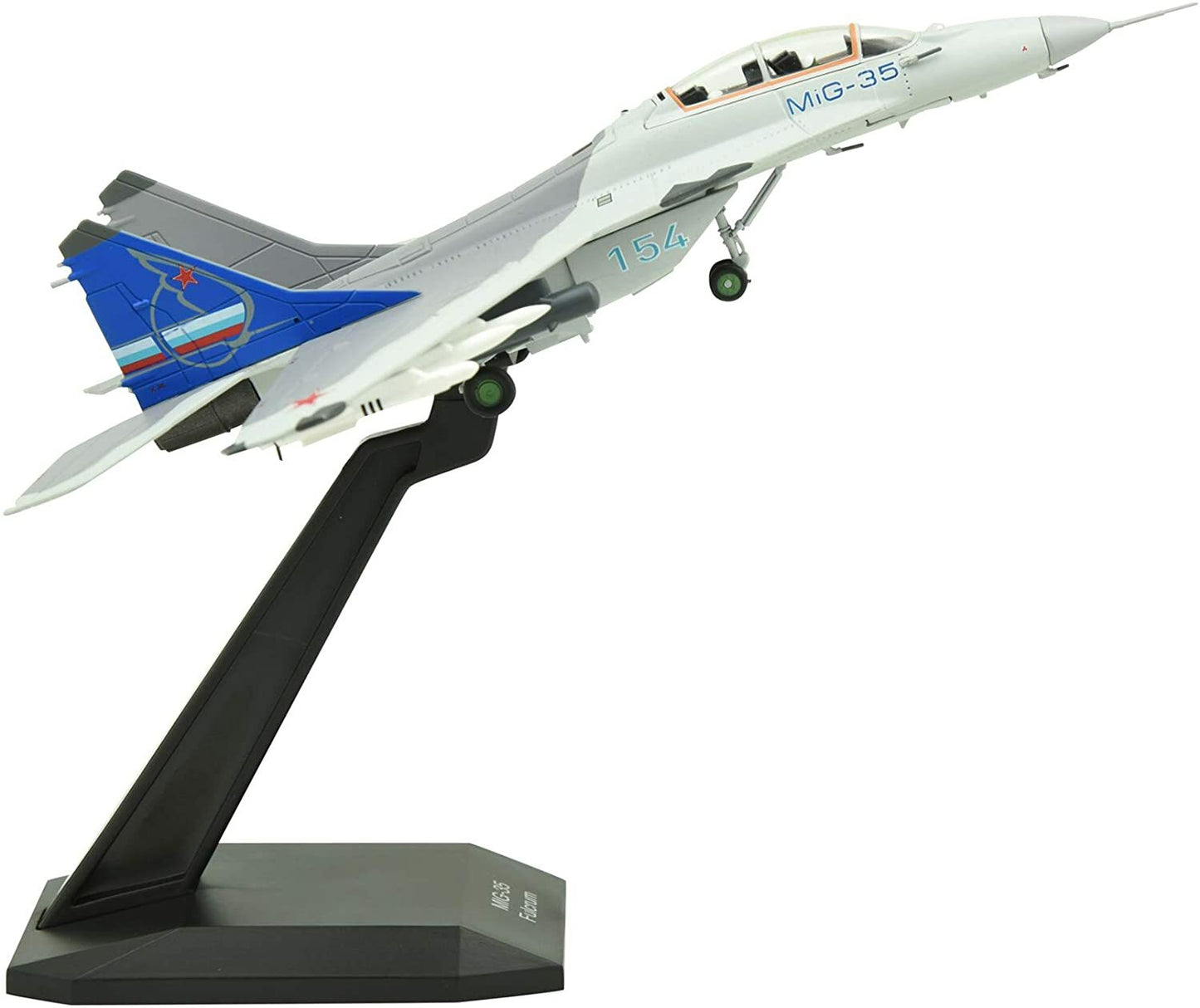 1:100 Mikoyan MiG-35 Fighter Metal Diecast Plane Model,Russian Air Force,Gray