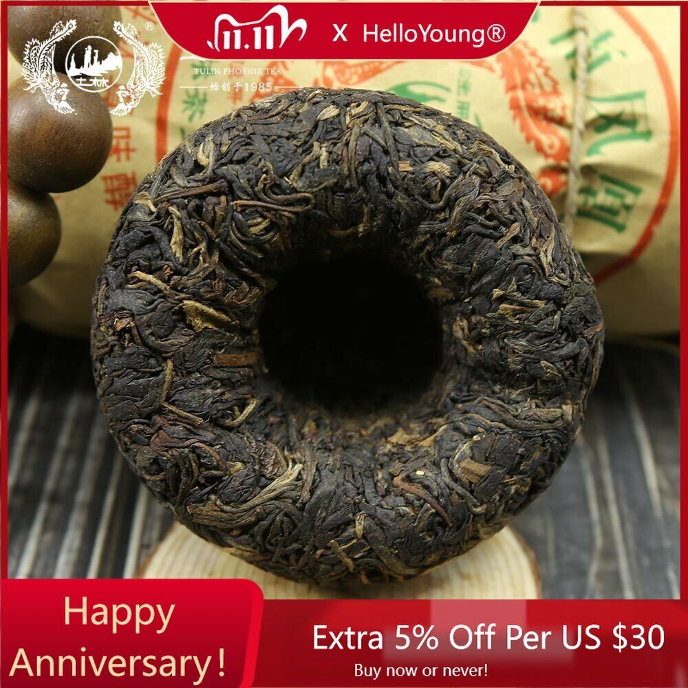 Original TuLin Tuocha Health 100g Jia Ji Yunnan Phoenix Tuo Cha Raw Tea-