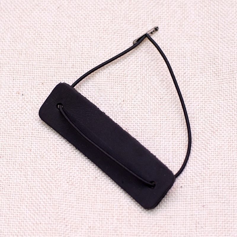 Notebooks Closer 2Pcs Genuine Leather Protective W/ Repair Rubber Band Accessory