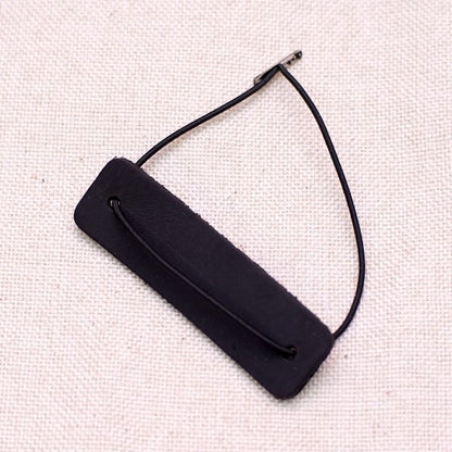 Notebooks Closer 2Pcs Genuine Leather Protective W/ Repair Rubber Band Accessory