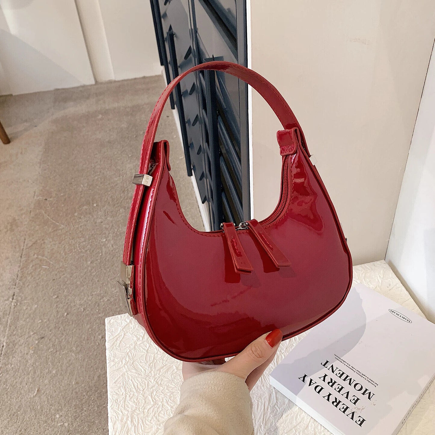 Moon Bags Small Shoulder Bag Women Girls Summer Handbag Shopper Bag