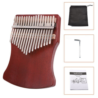 Professional 17 Key Mahogany Kalimba Thumb Finger Piano Mbira Musical Instrument