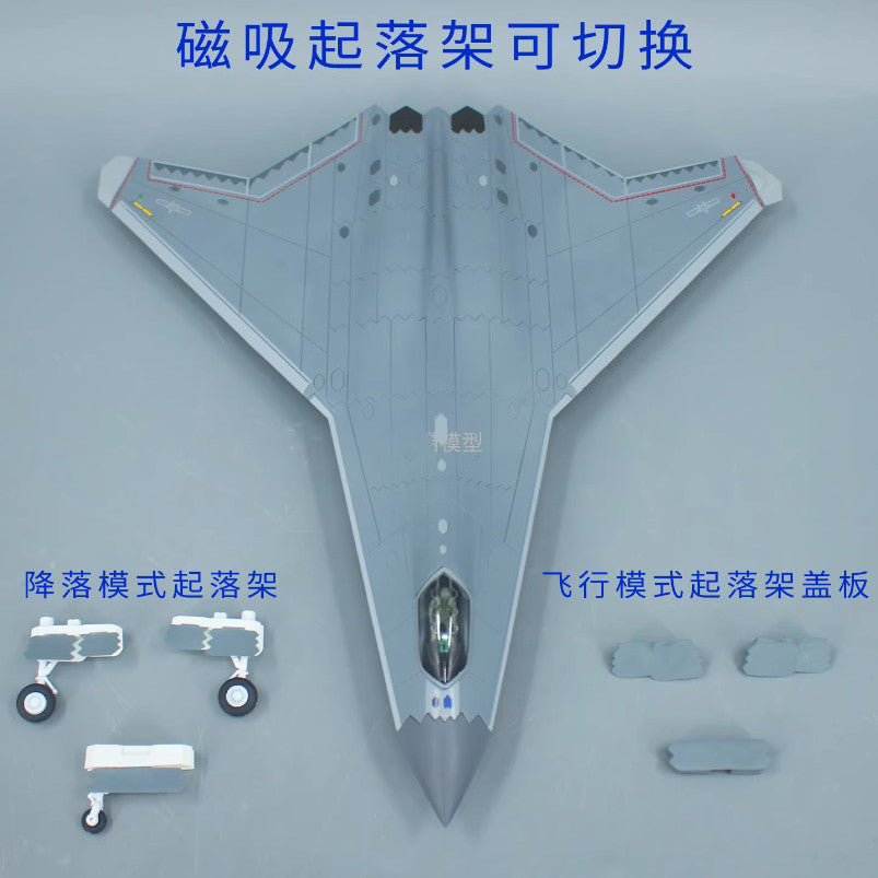 1:72 31CM AF1 CHINA J-50 The Sixth-generation Stealth Fighter Jet Diecast Model