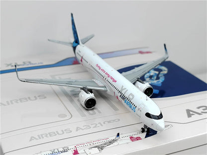 JC Wings for Airbus A321neo XLR F-WXLR Flying Xtra Long Range 1/400 Plane Model
