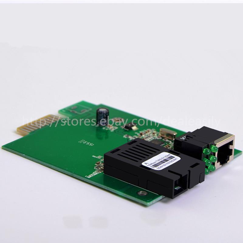 1pc Fiber Optical Media Converter HTB-3100 A 25KM 10/100Mbps RJ45 Single Mode