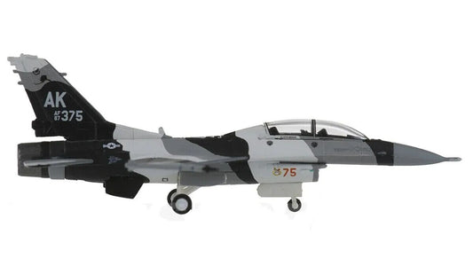 1:200 Hogan USAF Lockheed F-16D AK 375 Fighter Diecast Military Aircraft Model