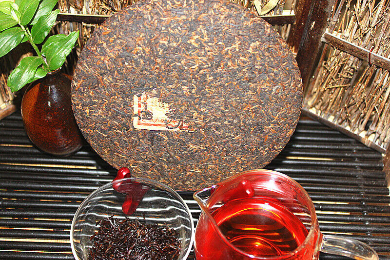 357g Yunnan Puerh Tea Ripe Tea Pu'er Tea Cakes Healthy Drink