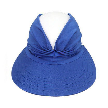 Womens Visor Hat Hollow Empty Top Cap Anti-UV Sun Protection Summer Beach Hats