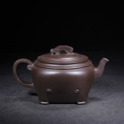 Chinese Yixing Zisha Clay Handmade Exquisite Teapot（四方如意 底款：吴云根）