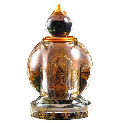9.5cm New Buddha Hall Enshrines Crystal Relics Pagodas Ornaments
