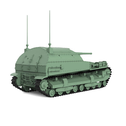 SSMODEL 1/87 HO Scale Military Model Kit Japan Type 95 Ji-Ro tank Destroyer