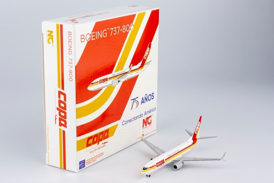 1:400 NG Model Copa BOEING 737-800 Passenger Airplane Diecast Aircraft Model