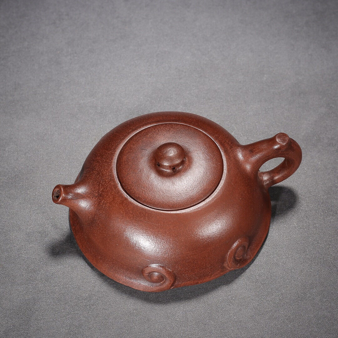 Chinese Yixing Zisha Clay Handmade Exquisite Teapot（如意 底款：顾景舟）