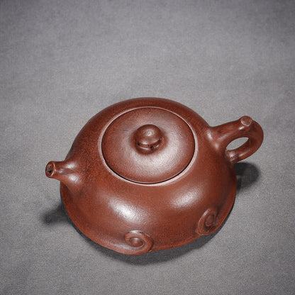 Chinese Yixing Zisha Clay Handmade Exquisite Teapot（如意 底款：顾景舟）