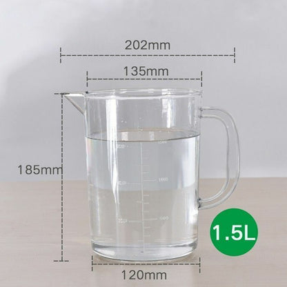 500ml-3L Plastic Measuring Cup Heat Resistant Liquid Jug Container Measure Tools