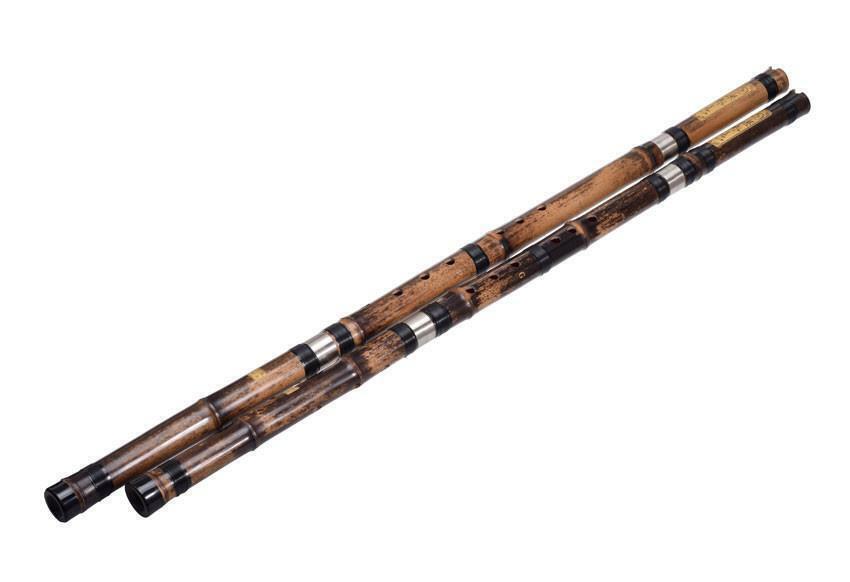 Professional Chinese Vertical Bamboo Flute Xiao Music Instrument 3 Sections