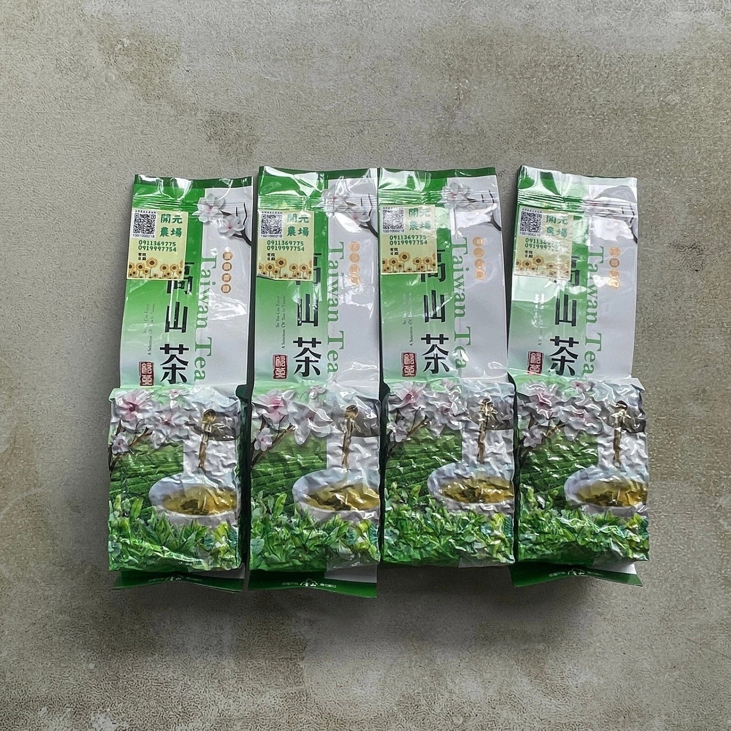 Taiwan unique tea,Kaiyuan Farm,Taiho Fragrant type Oolong tea,150g*4
