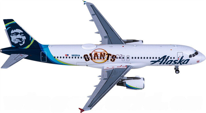 for NG Models for Alaska Airlines for Airbus A320 N855VA 1:400 Airplane Model
