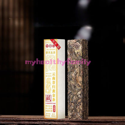 300g 1pc Yunnan Puer Tea Lincang Xigui Raw Tea Bricks Raw Pu Erh Tea Bricks