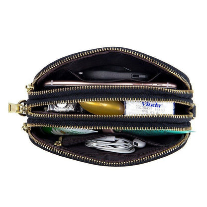 Casual Crossbody Bag Retro Shoulder Bag Flap Cow Leather Messenger Bags Handbags